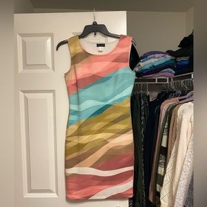 Colorful spring dress